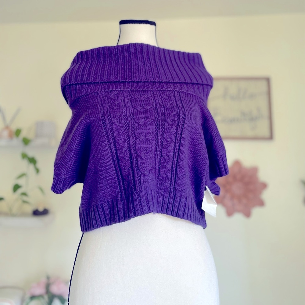 Pout Size L Turtle Neck Knitted Sweater NWT